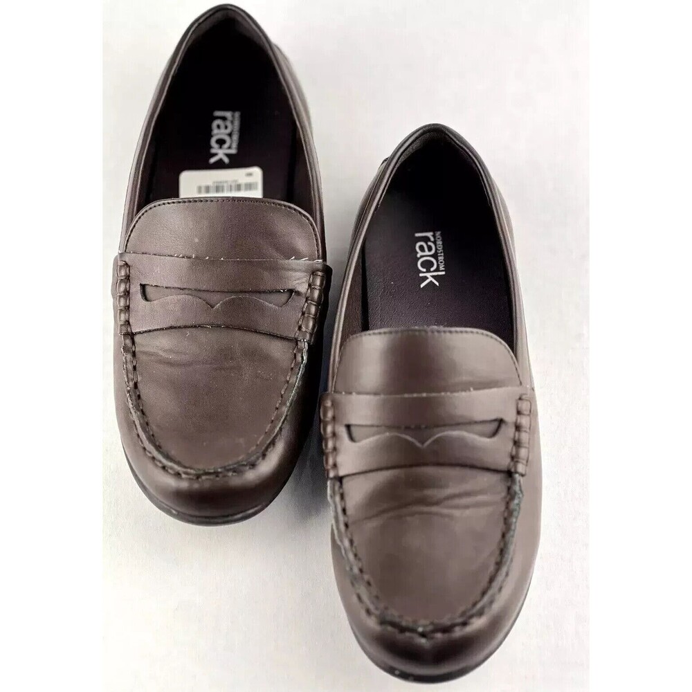 Nordstrom Rack Loafers Womens Cocoa Brown Penny Slip On Academia Comfort